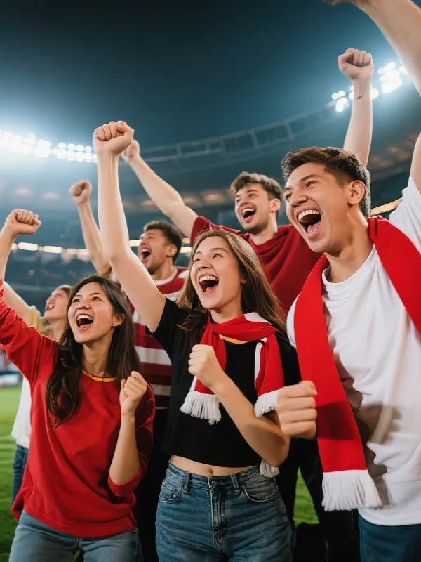 热情的体育球迷